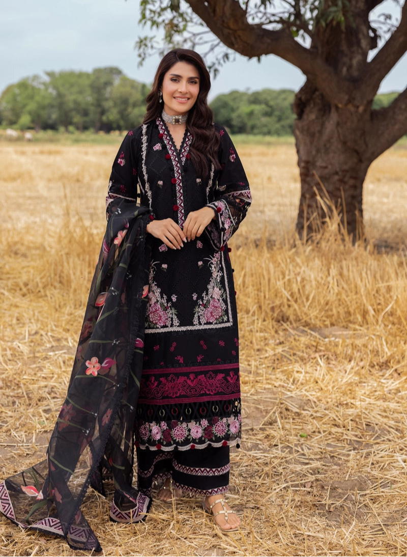 Ayeza Khan Heer Mummy & Me Ladies Chikan Embroidered Eid Outfit AL1028