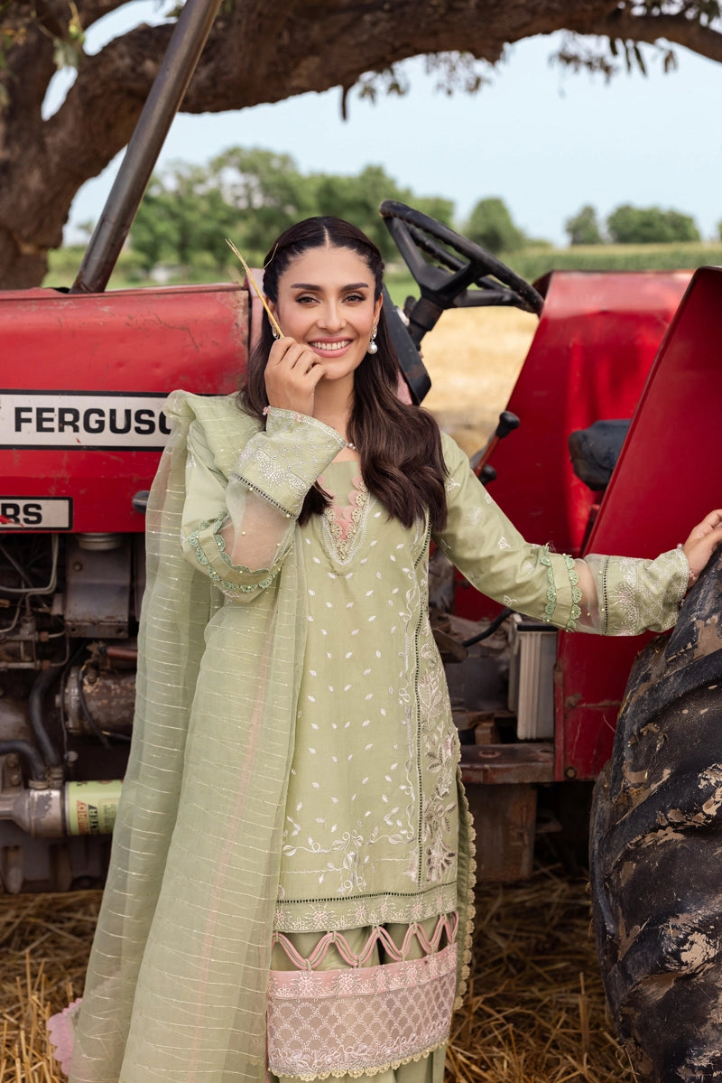 Ayeza Khan Heer Mummy & Me Ladies Chikan Embroidered Eid Outfit AL1026