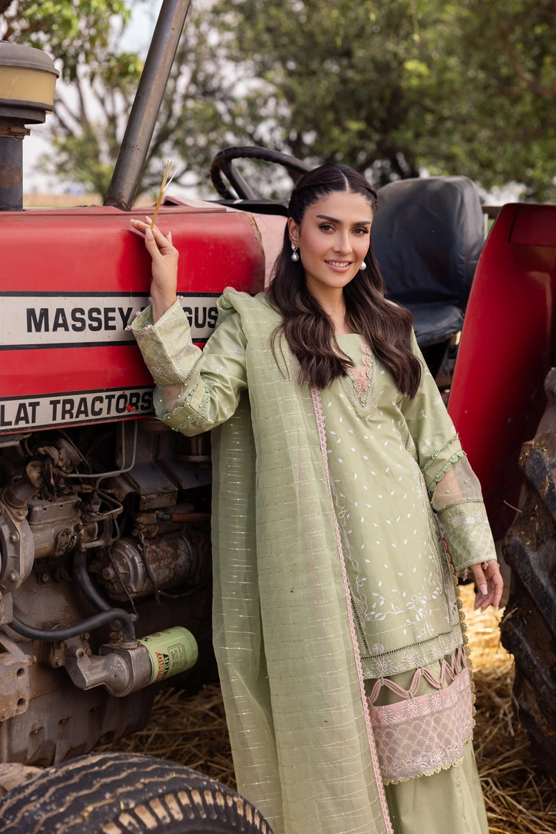 Ayeza Khan Heer Mummy & Me Ladies Chikan Embroidered Eid Outfit AL1026