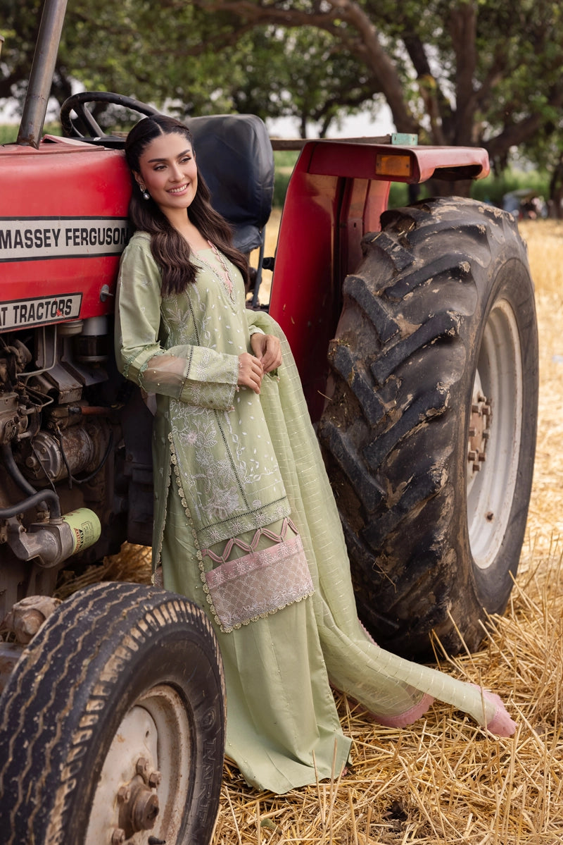 Ayeza Khan Heer Mummy & Me Ladies Chikan Embroidered Eid Outfit AL1026