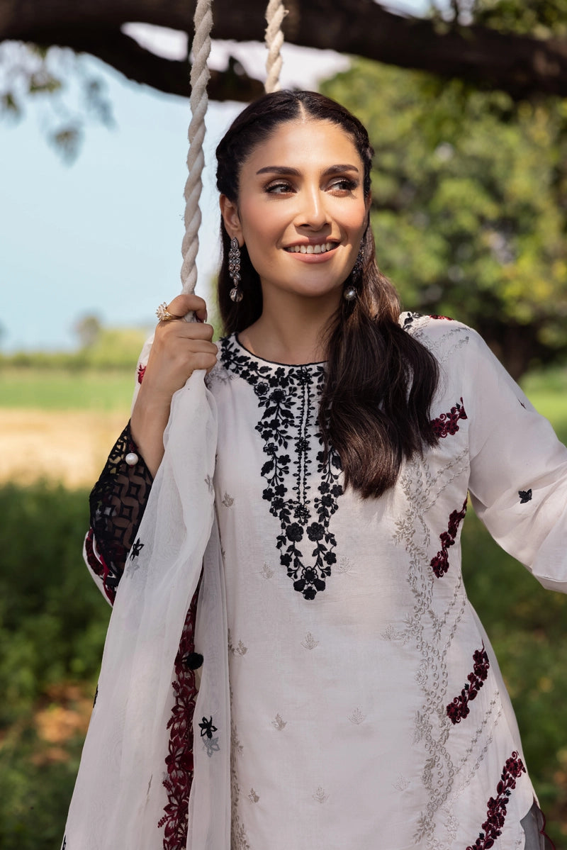 Ayeza Khan Heer Mummy & Me Ladies Chikan Embroidered Eid Outfit AL1029 - Desi Posh