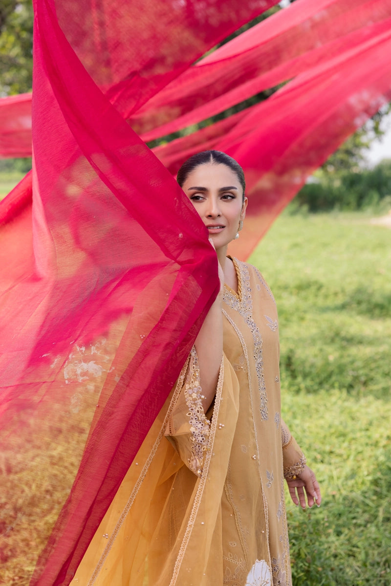 Ayeza Khan Heer Mummy & Me Ladies Chikan Embroidered Eid Outfit AL1027