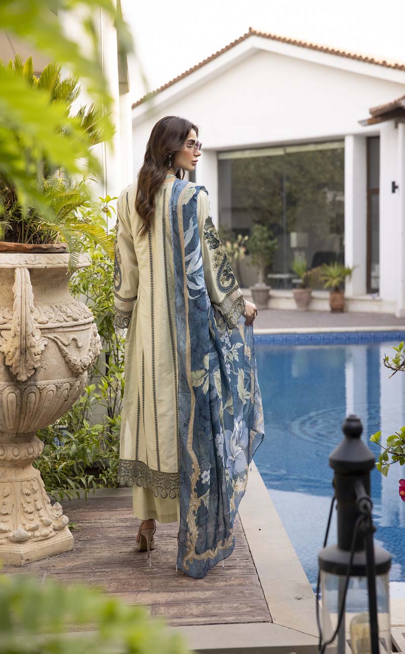 Ivana Luxury Mint Green Chikan Kari Desi Eid Outfit SIG10 - Desi Posh