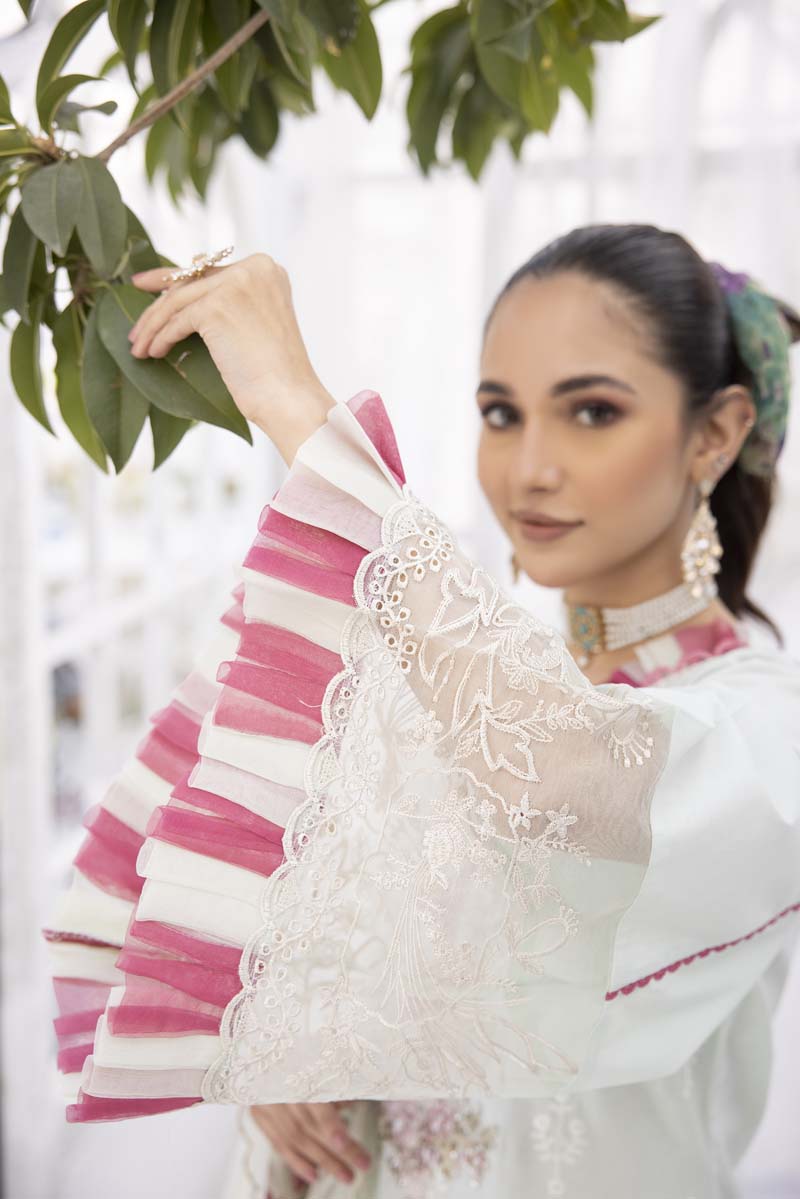 Ivana Luxury Mint Green Chikan Kari Desi Eid Outfit SCI04 - Desi Posh