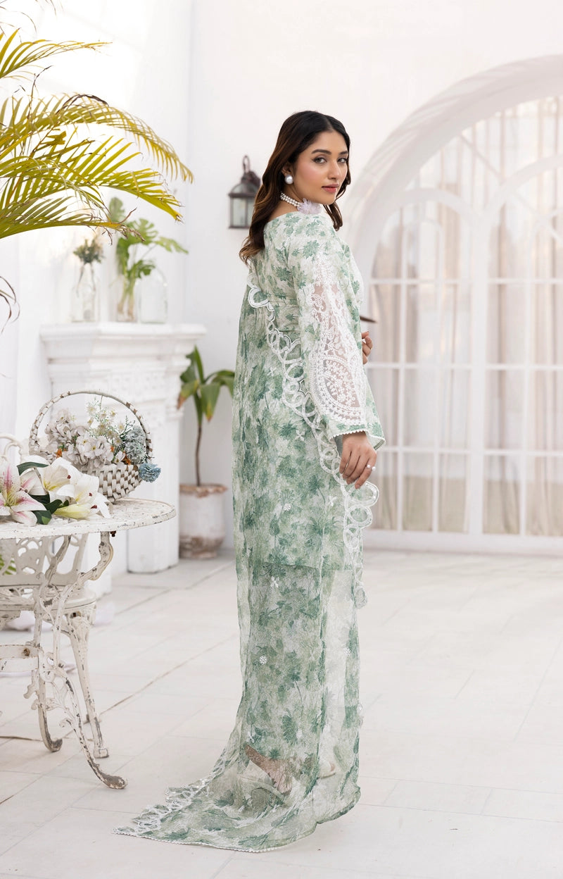 Ethnic Inspired Mummy & Me Ladies 3 Piece Outfit Green - Desi Posh