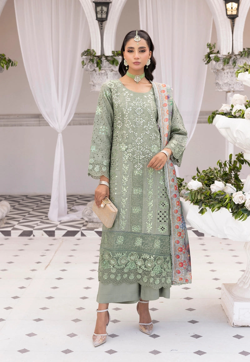 Amelia Mummy & Me Ladies Green Eid Outfit