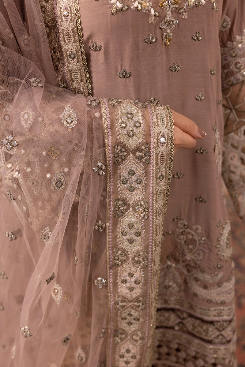 Imrozia Premium Inspired Embroidered 3 Piece Farshi Salwar Wedding Outfit - Desi Posh