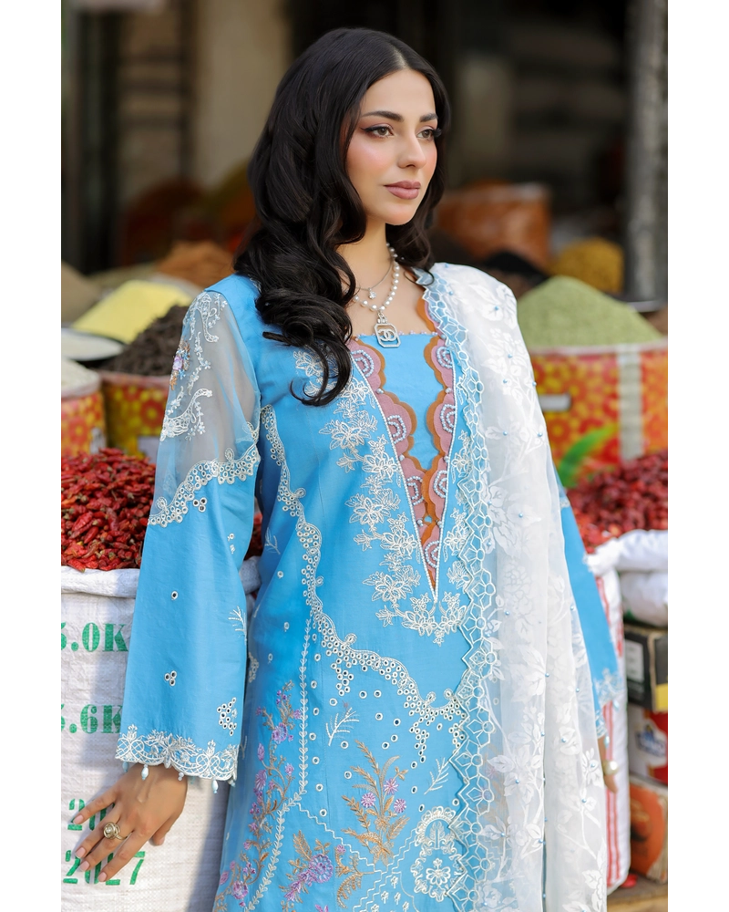 Ally's Mummy & Me Ladies Chikan Kari Eid Outfit AL984