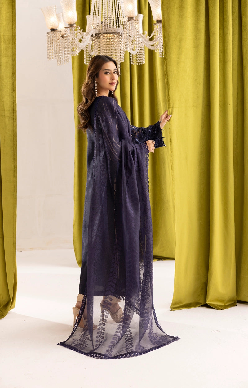 Maria B inspired Mummy & Me Ladies Navy Embroidered Eid Outfit GDP243
