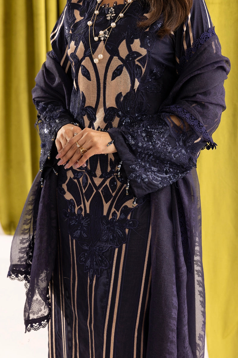 Maria B inspired Mummy & Me Ladies Navy Embroidered Eid Outfit GDP243