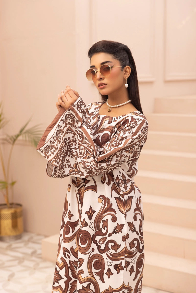 Dolce Designer Inspired 2 Piece Co-ords Winter Outfit Brown