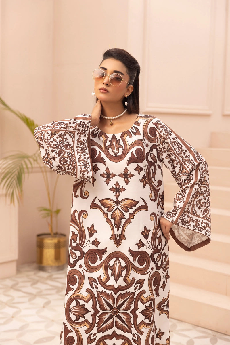 Dolce Designer Inspired 2 Piece Co-ords Winter Outfit Brown