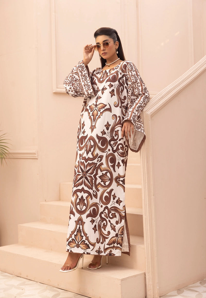 Dolce Designer Inspired 2 Piece Co-ords Winter Outfit Brown