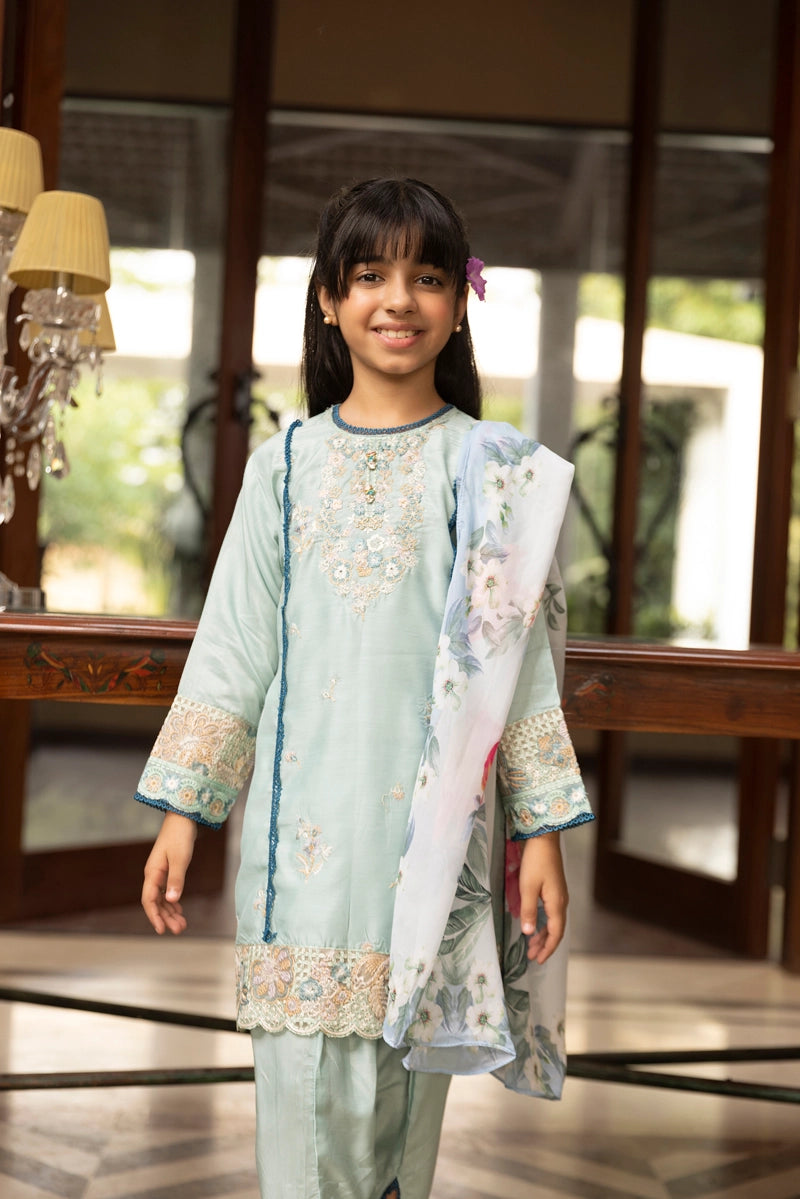 Riwayat Premium Viscose Girls Tulip Salwar Eid Outfit RP04K
