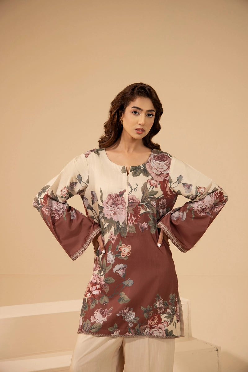 Sapphire Inspired 2 Piece Co-ords Slub Khaddar Winter Outfit D1