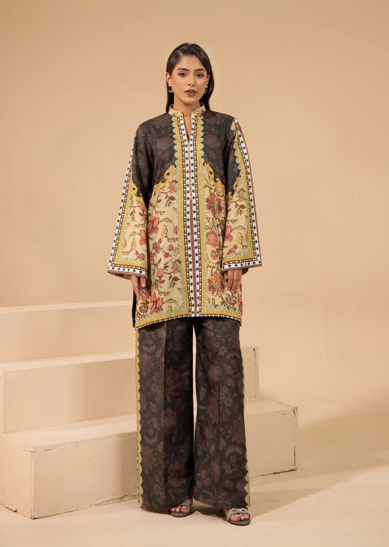 Sapphire Inspired 2 Piece Co-ords Slub Khaddar Winter Outfit D2