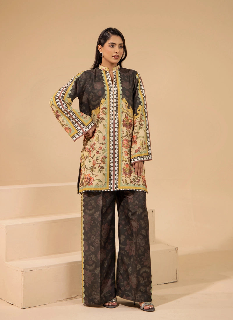 Sapphire Inspired 2 Piece Co-ords Slub Khaddar Winter Outfit D2