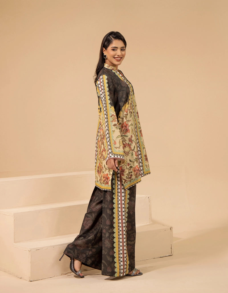 Sapphire Inspired 2 Piece Co-ords Slub Khaddar Winter Outfit D2