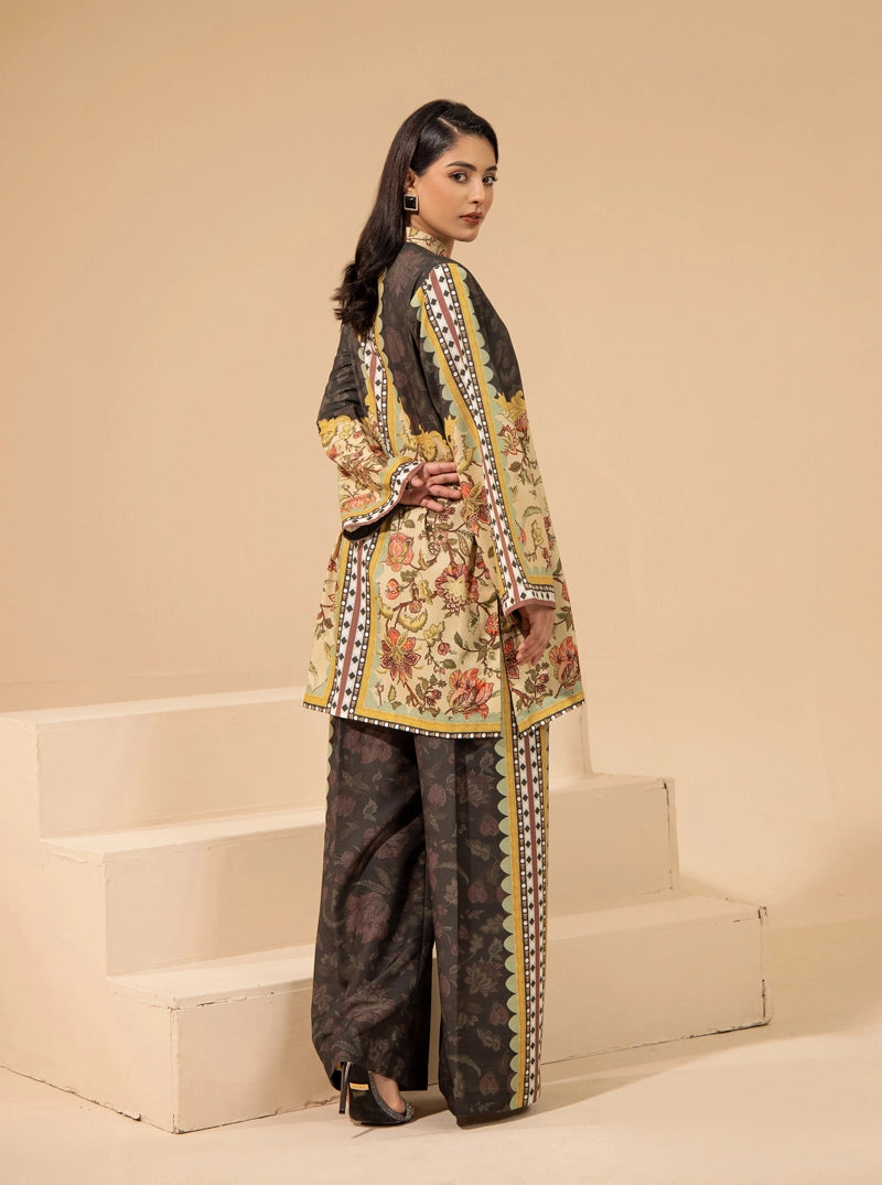 Sapphire Inspired 2 Piece Co-ords Slub Khaddar Winter Outfit D2