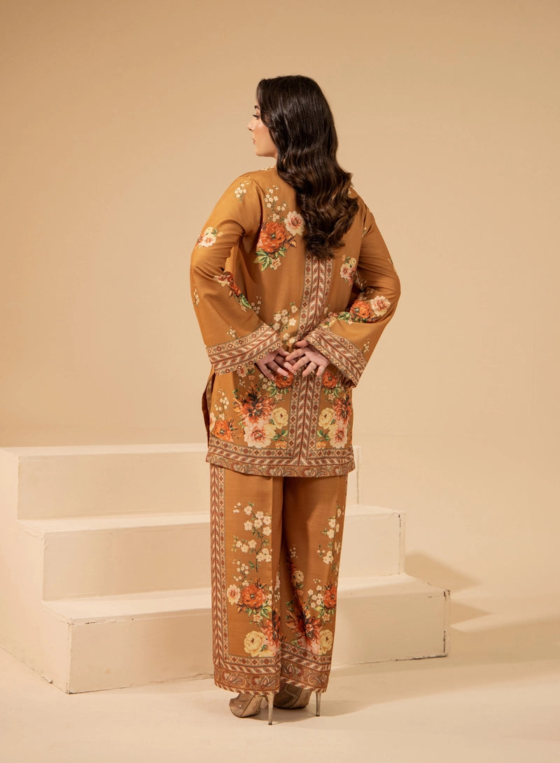 Sapphire Inspired 2 Piece Co-ords Slub Khaddar Winter Outfit D3
