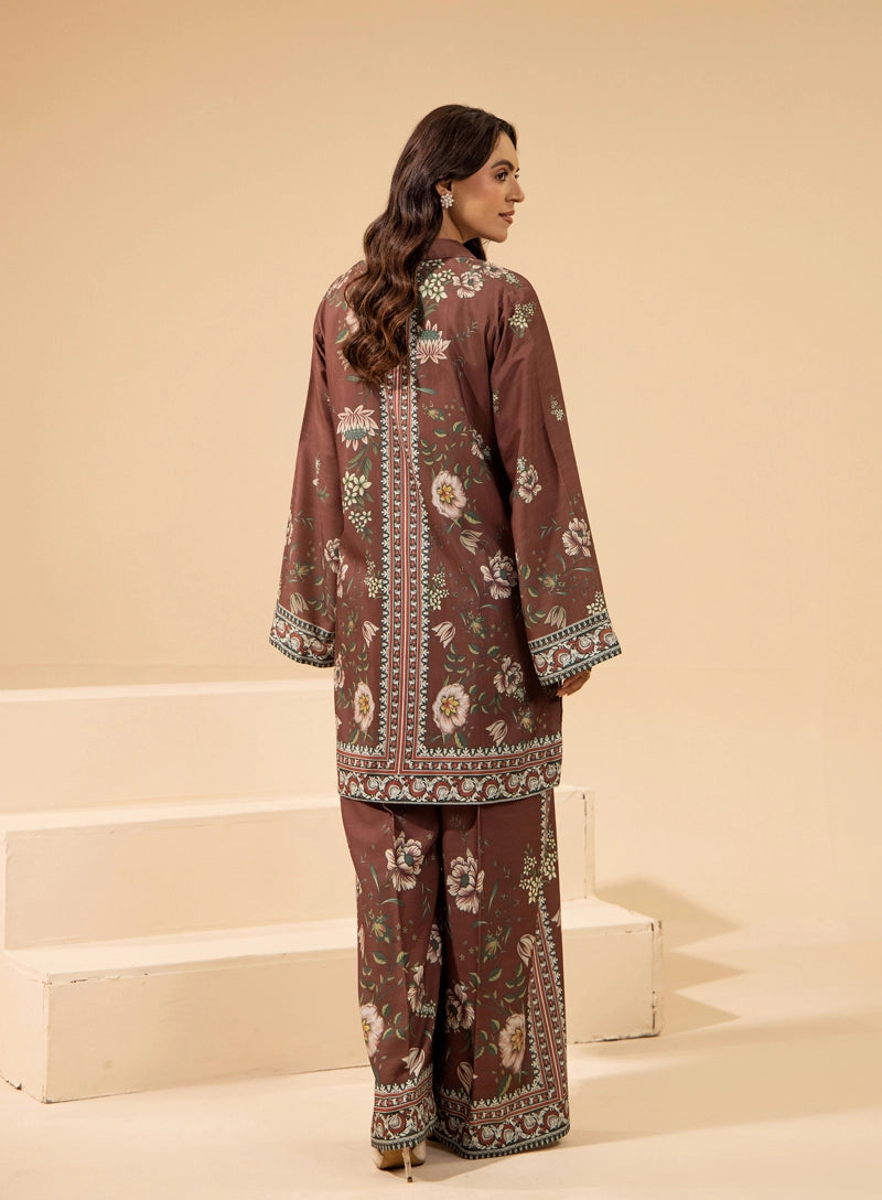 Sapphire Inspired 2 Piece Co-ords Slub Khaddar Winter Outfit D5