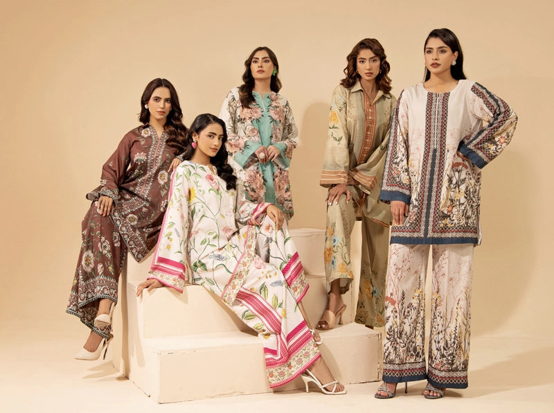 Sapphire Inspired 2 Piece Co-ords Slub Khaddar Winter Outfit D7