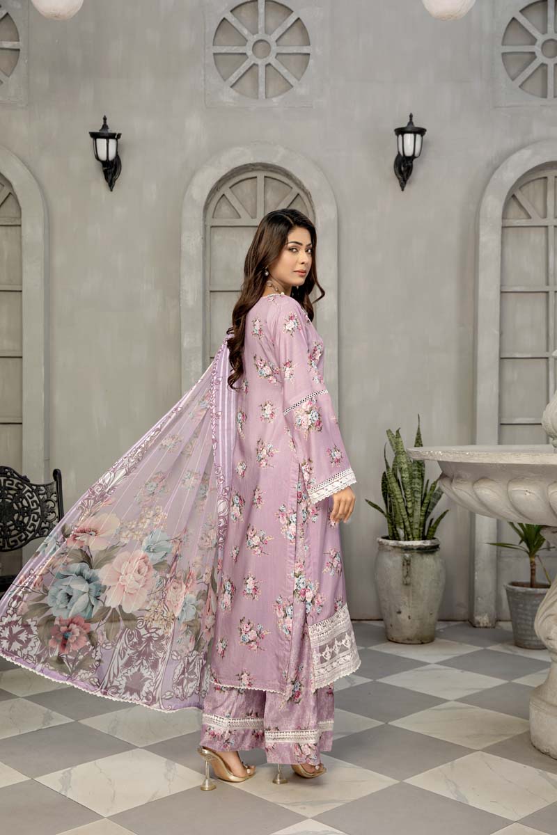 Sehar Eid Viscose Pakistani Palazzo 3 Piece Suit SHZ02 - Desi Posh