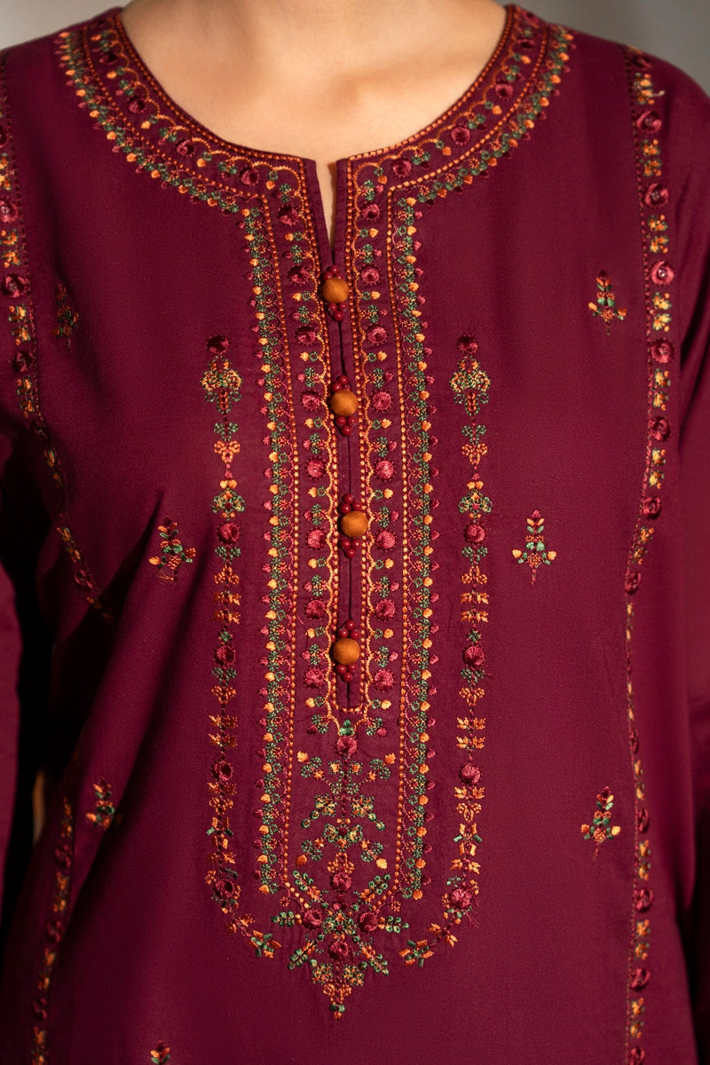 Saavan Summer Collection Mulberry Garden 3 Piece Embroidered Lawn Suit - Desi Posh