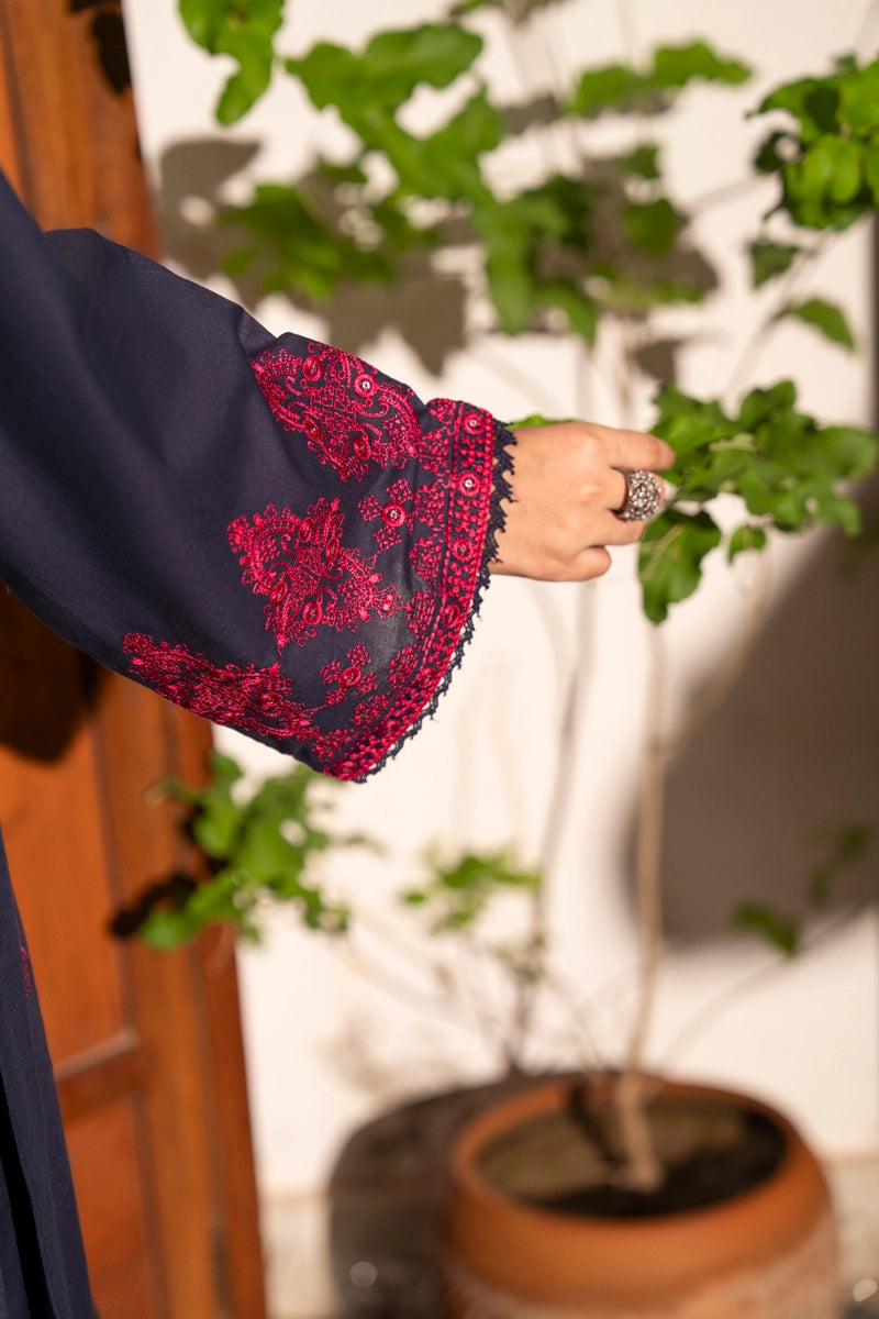 Saavan Summer Collection Twilight Elegance 3 Piece Embroidered Lawn Suit - Desi Posh