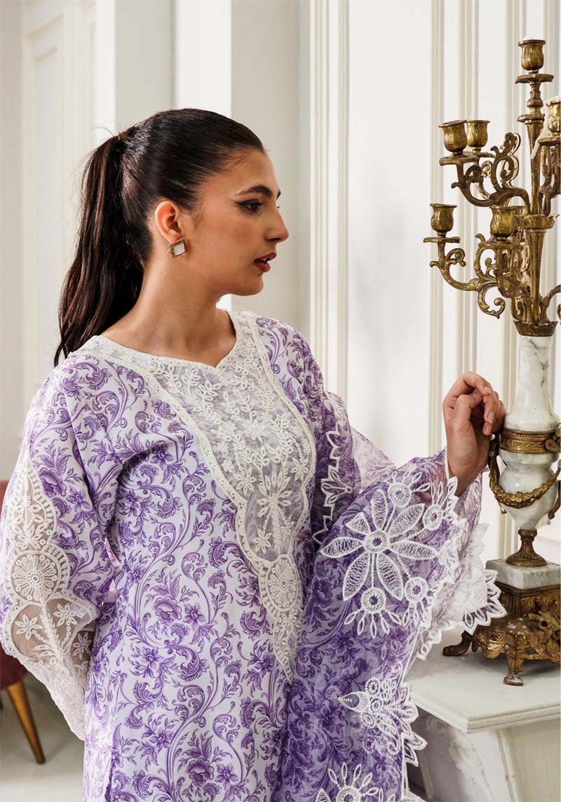Ethnic Inspired Mummy & Me Ladies 3 Piece Outfit Lilac - Desi Posh
