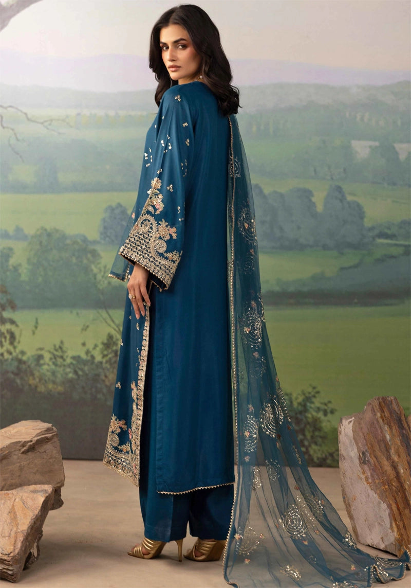 Black Viscose Silk 3-Piece Suit - Ethnic PK Inspired Eid Clothes Desi Posh Black Viscose Silk 3-Piece Suit - Ethnic PK Inspired Eid Clothes Desi Posh