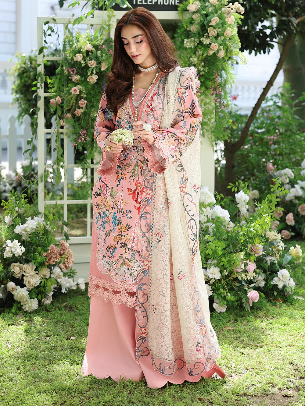 maya ali pink dress Maya Ali Pink Dress Organza Master Replica