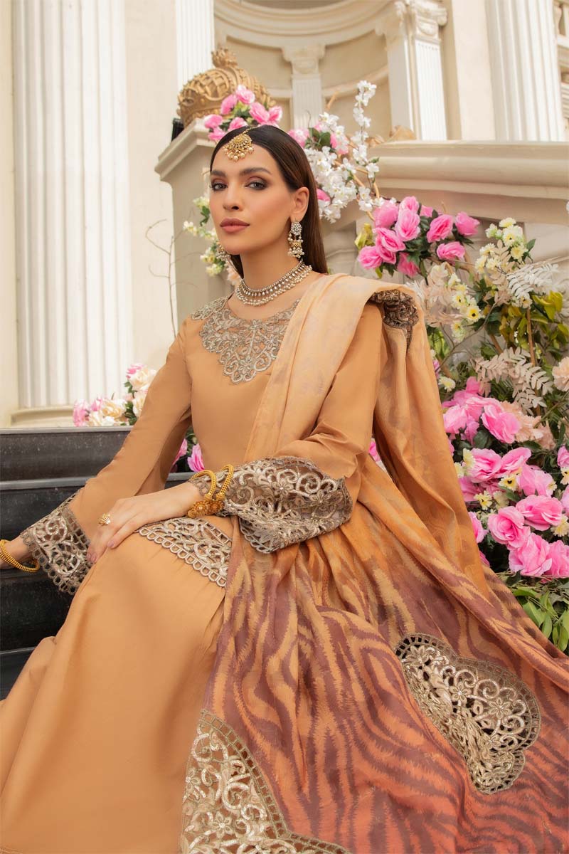 Ivana Luxury Silk Mummy & Me Ladies Rust Outfit 2376 - Desi Posh