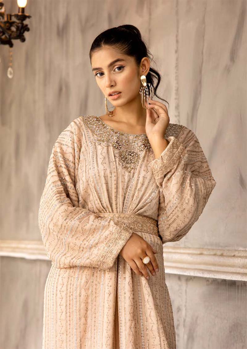 Jeem Mummy & Me Ladies Beige 3 Piece Wedding Kaftan