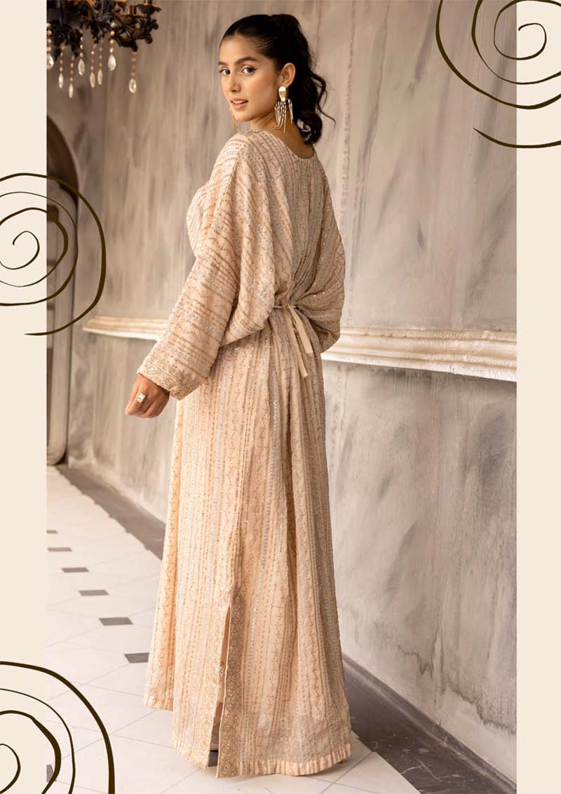 Jeem Mummy & Me Ladies Beige 3 Piece Wedding Kaftan
