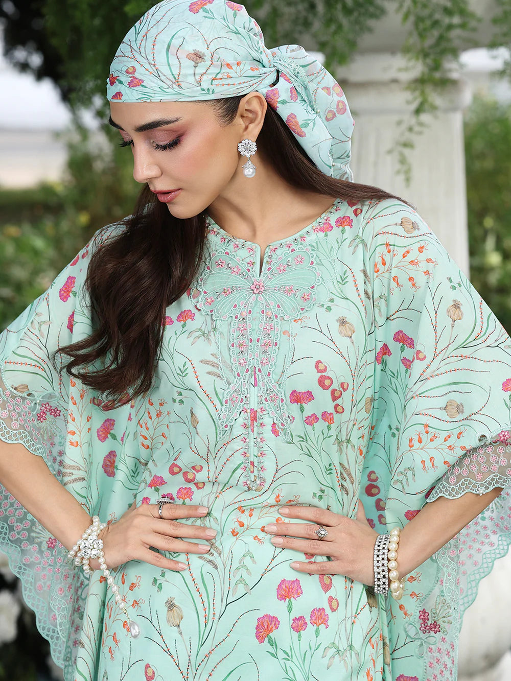 oasis green spot dress Green Spot Printed Frill Hem Dress – AX Paris main image 0