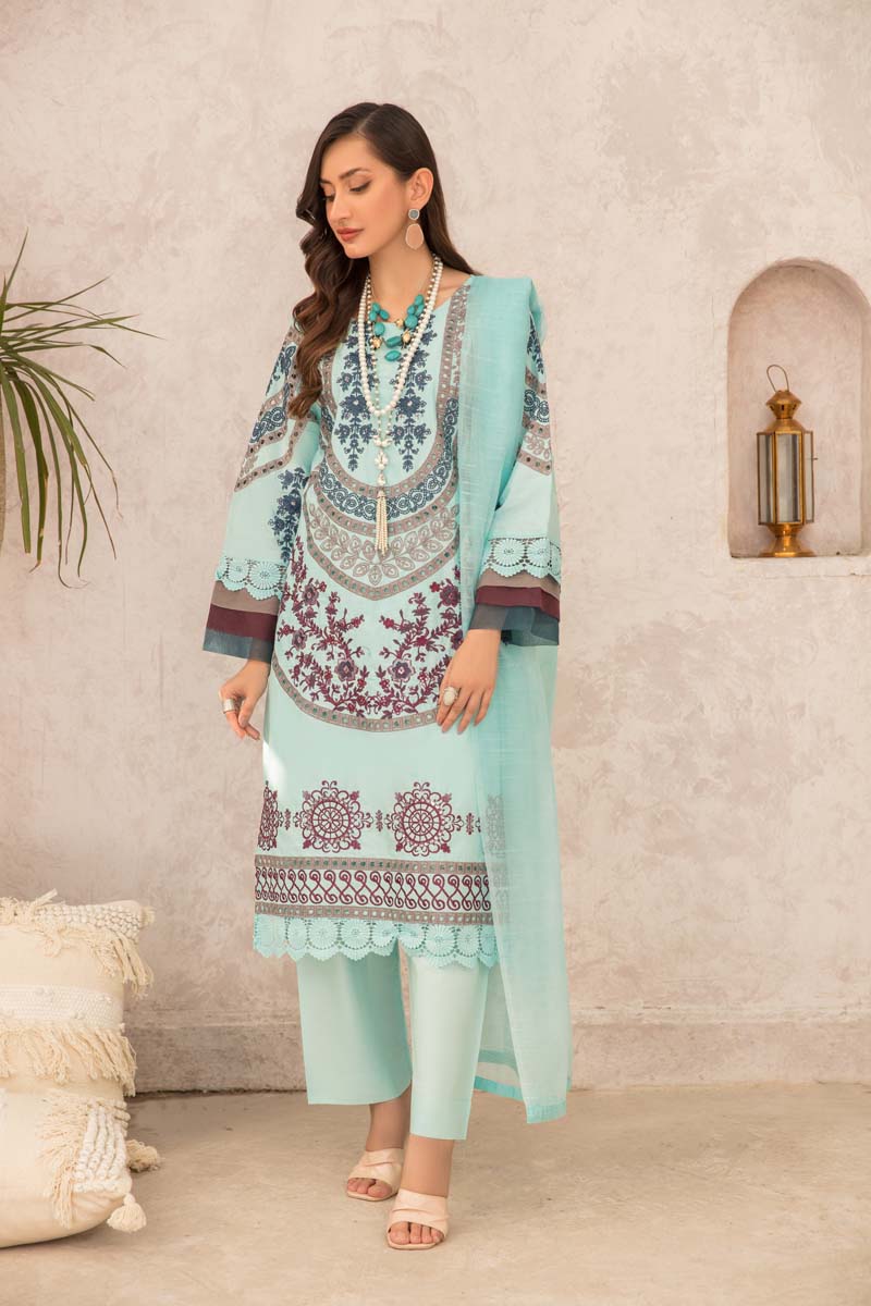 Desi Posh Ladies Mint Mummy & Me Eid Outfit - Desi Posh