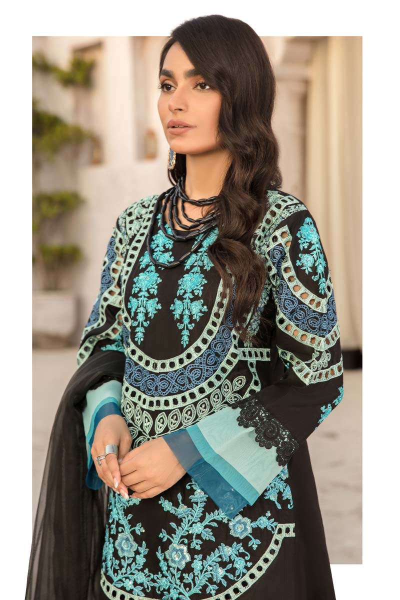 Desi Posh Ladies Black Mummy & Me Eid Outfit - Desi Posh