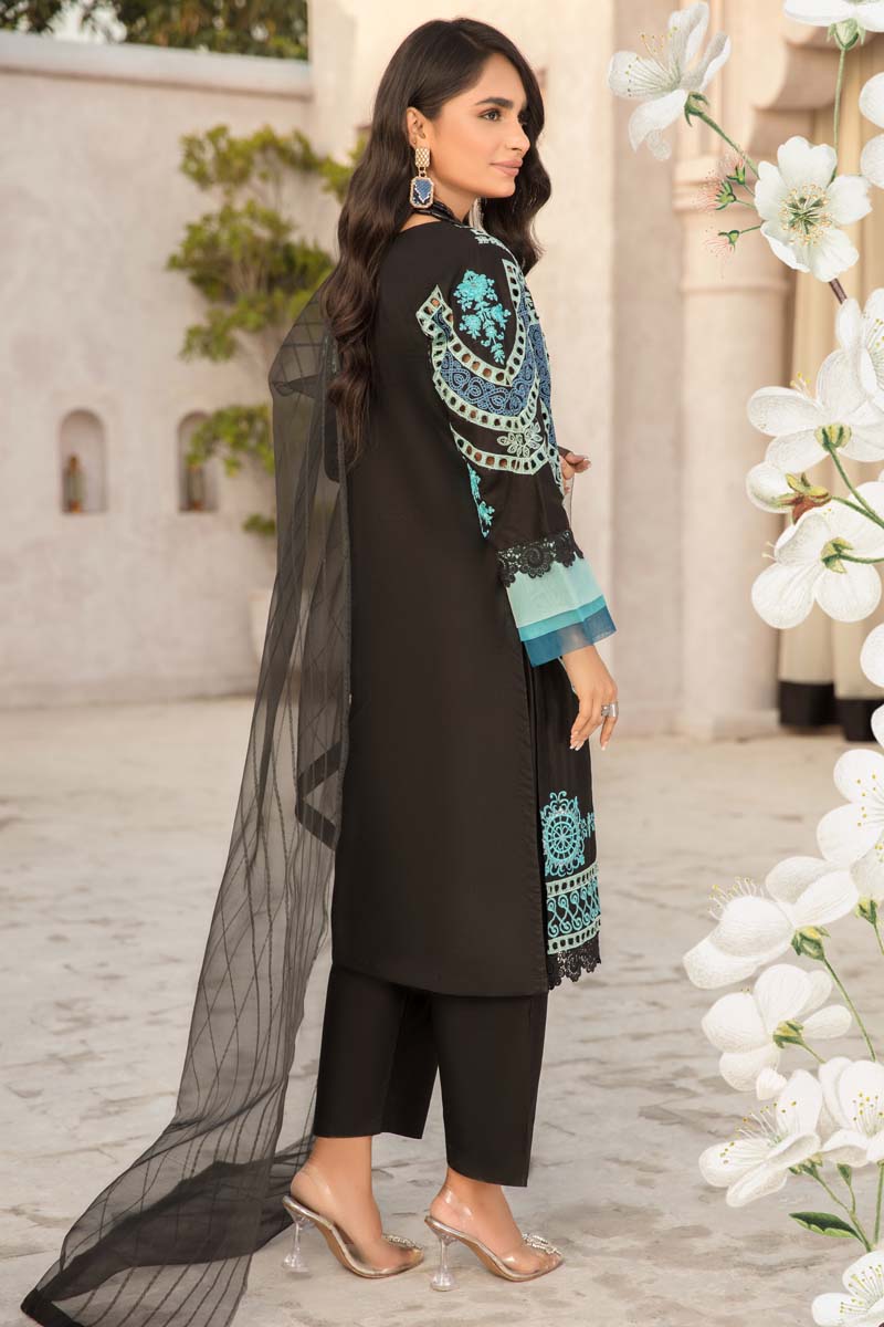 Desi Posh Ladies Black Mummy & Me Eid Outfit - Desi Posh