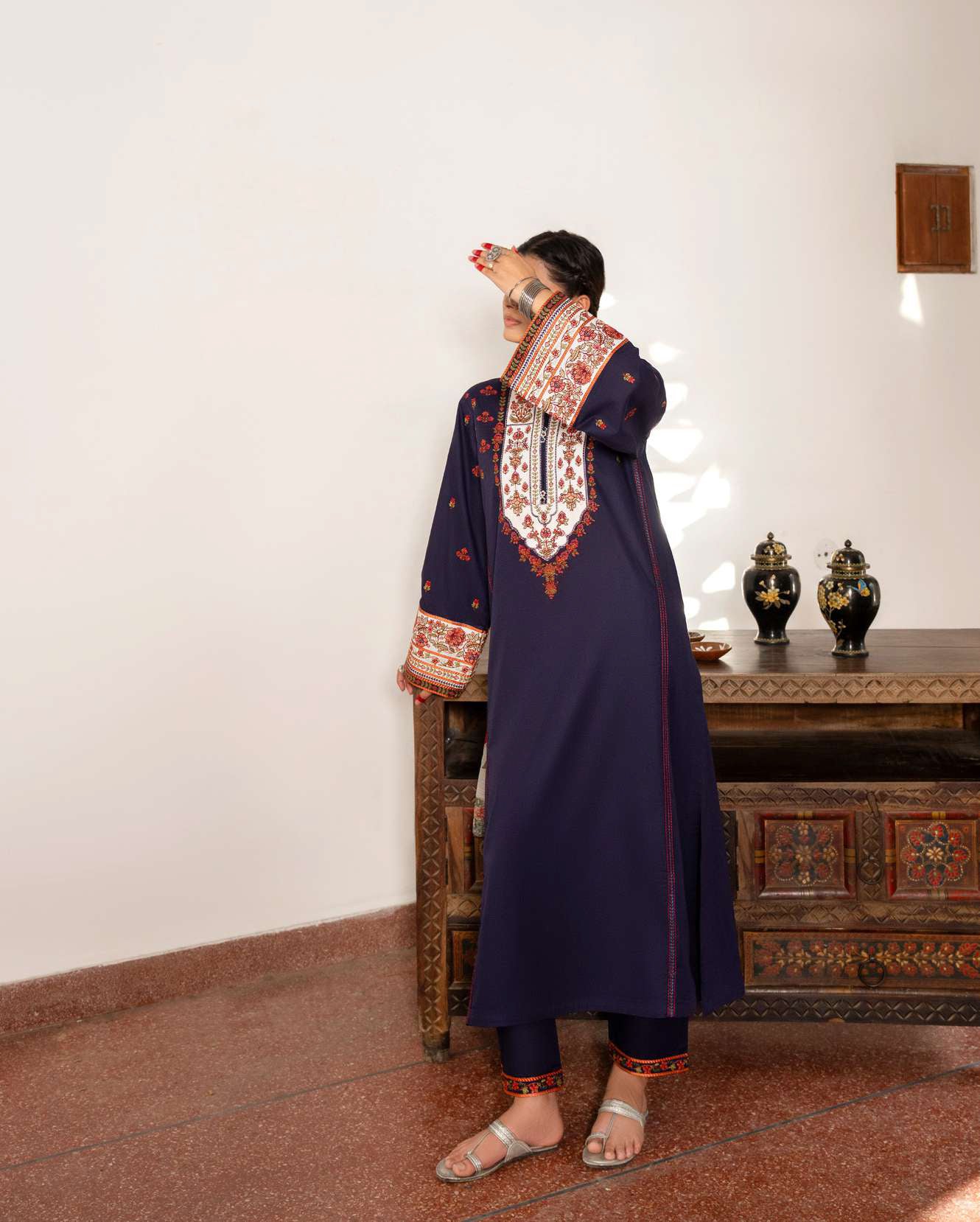 Sirf Tumhari Eid Special Blue Embroidered Suit