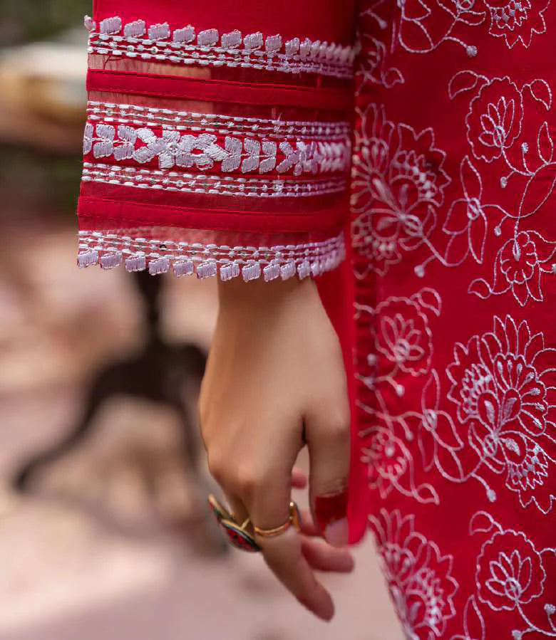 Sirf Tumhari Eid Special Pretty Pink Embroidered Suit - Desi Posh