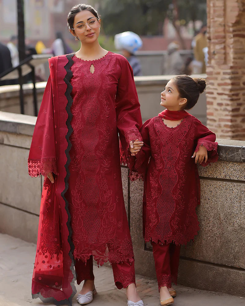 Ally's Mummy & Me Ladies Chikan Kari Eid Outfit AL982