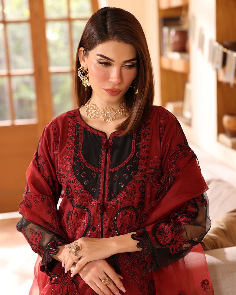 Ally's Mummy & Me Ladies Sequins Embroidered Eid Outfit AL986 - Desi Posh
