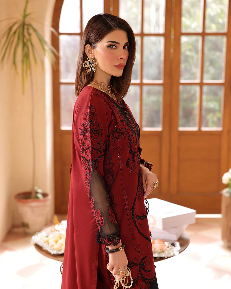 Ally's Mummy & Me Ladies Sequins Embroidered Eid Outfit AL986 - Desi Posh