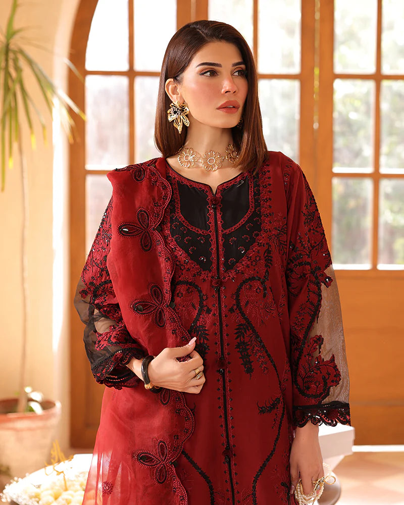 Ally's Mummy & Me Ladies Sequins Embroidered Eid Outfit AL986 - Desi Posh