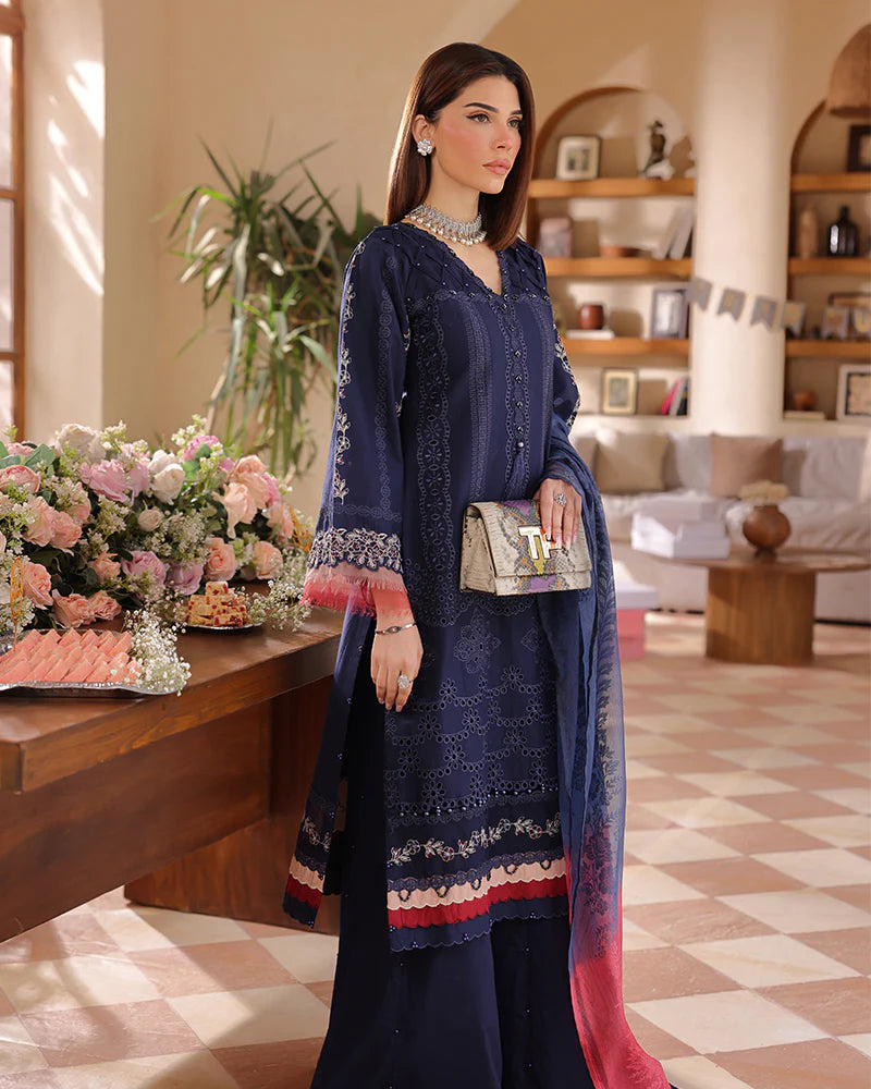 Ally's Mummy & Me Ladies Sharara Embroidered Eid Outfit AL988 - Desi Posh