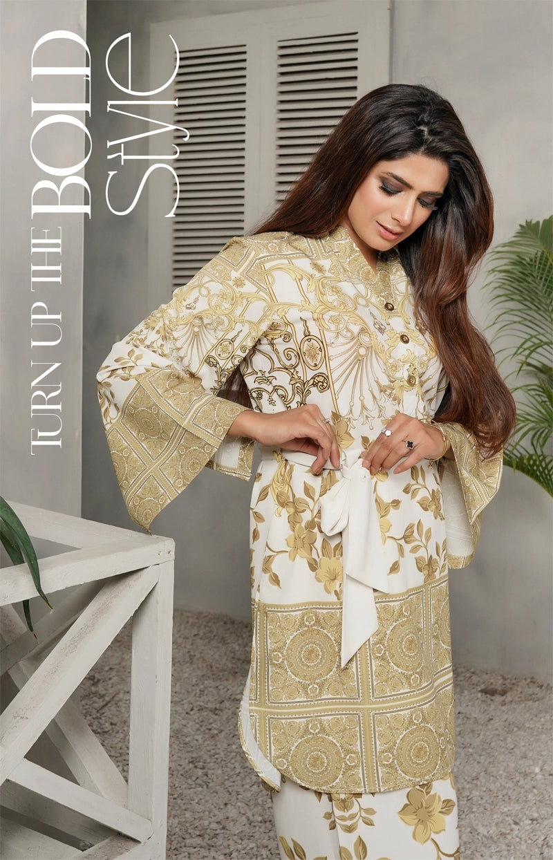 Maria B Inspired M.Prints 2 Piece Viscose Outfit