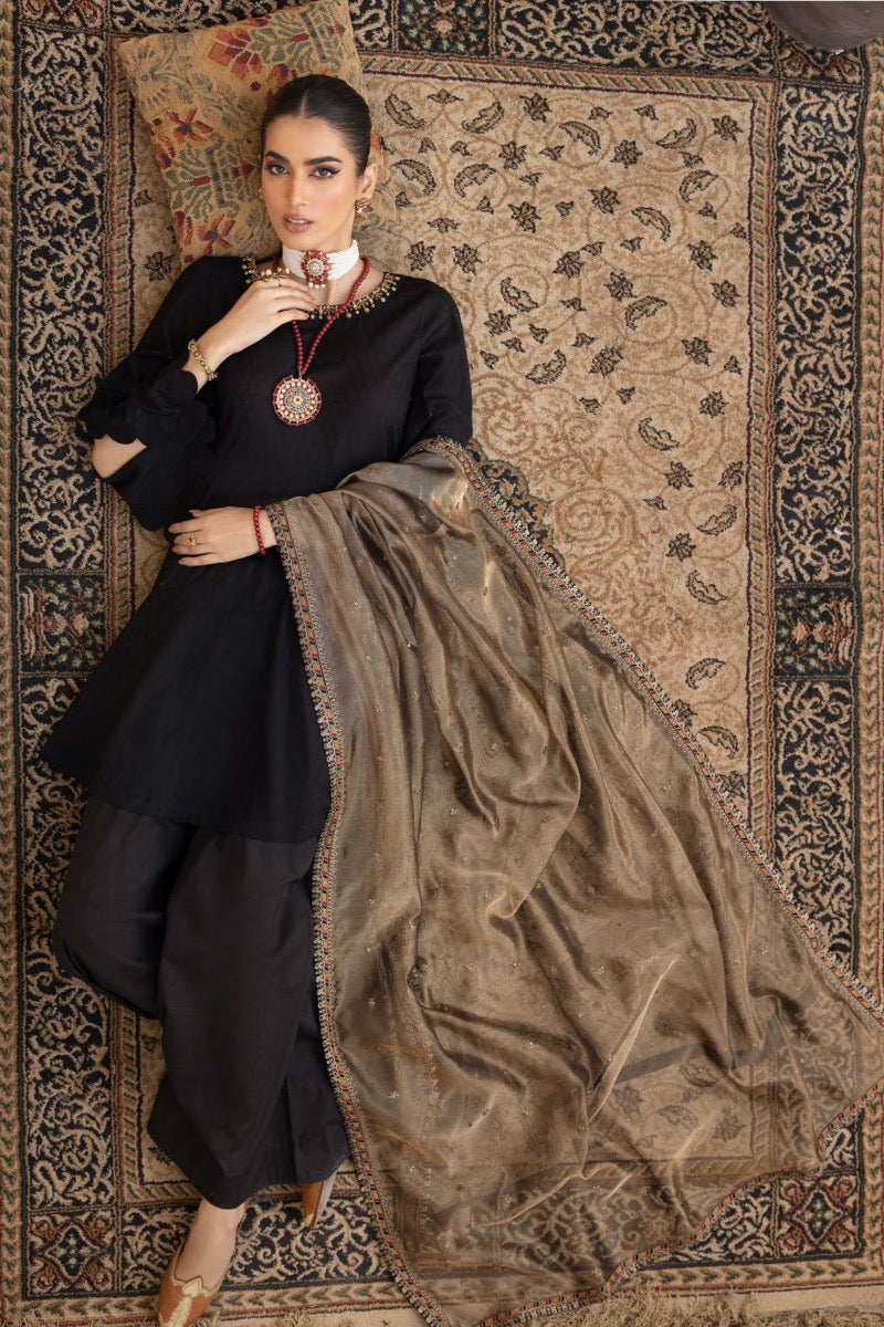 Ally's Mummy & Me Jacquard Ladies Sharara Eid Suit AL644 - Desi Posh