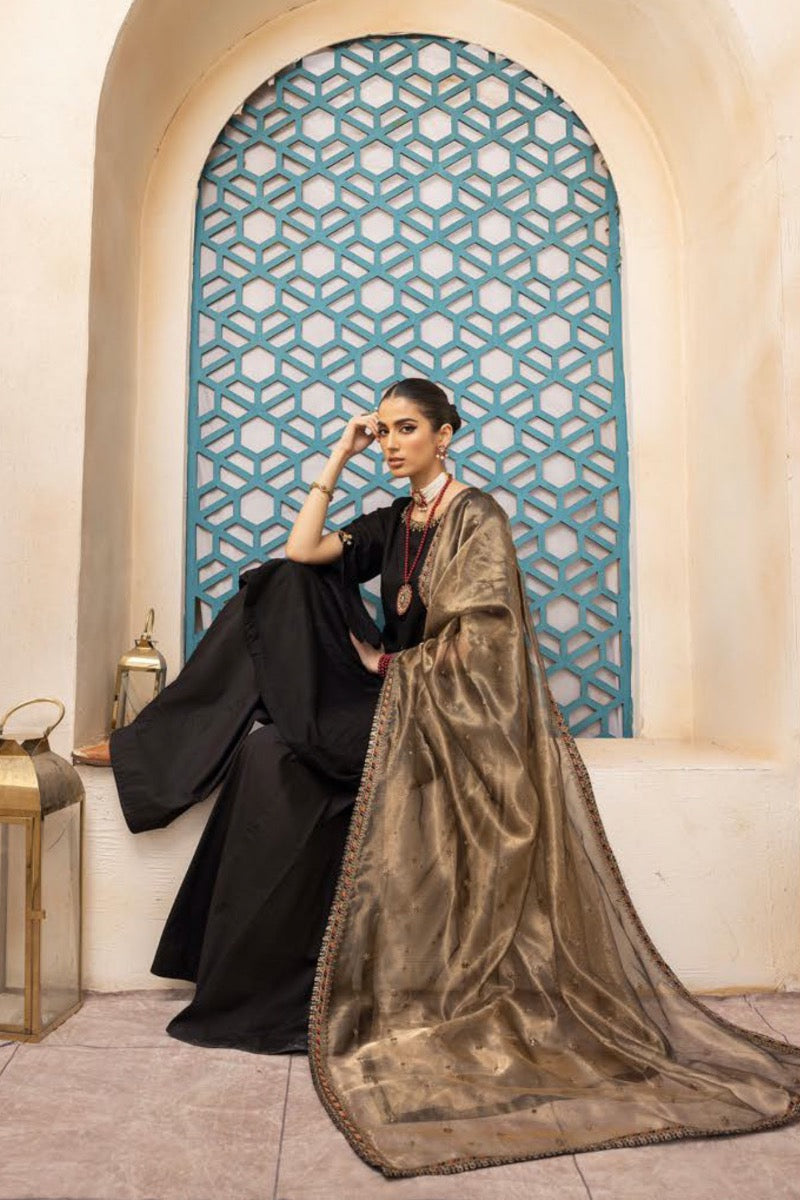 Ally's Mummy & Me Jacquard Ladies Sharara Eid Suit AL644 - Desi Posh