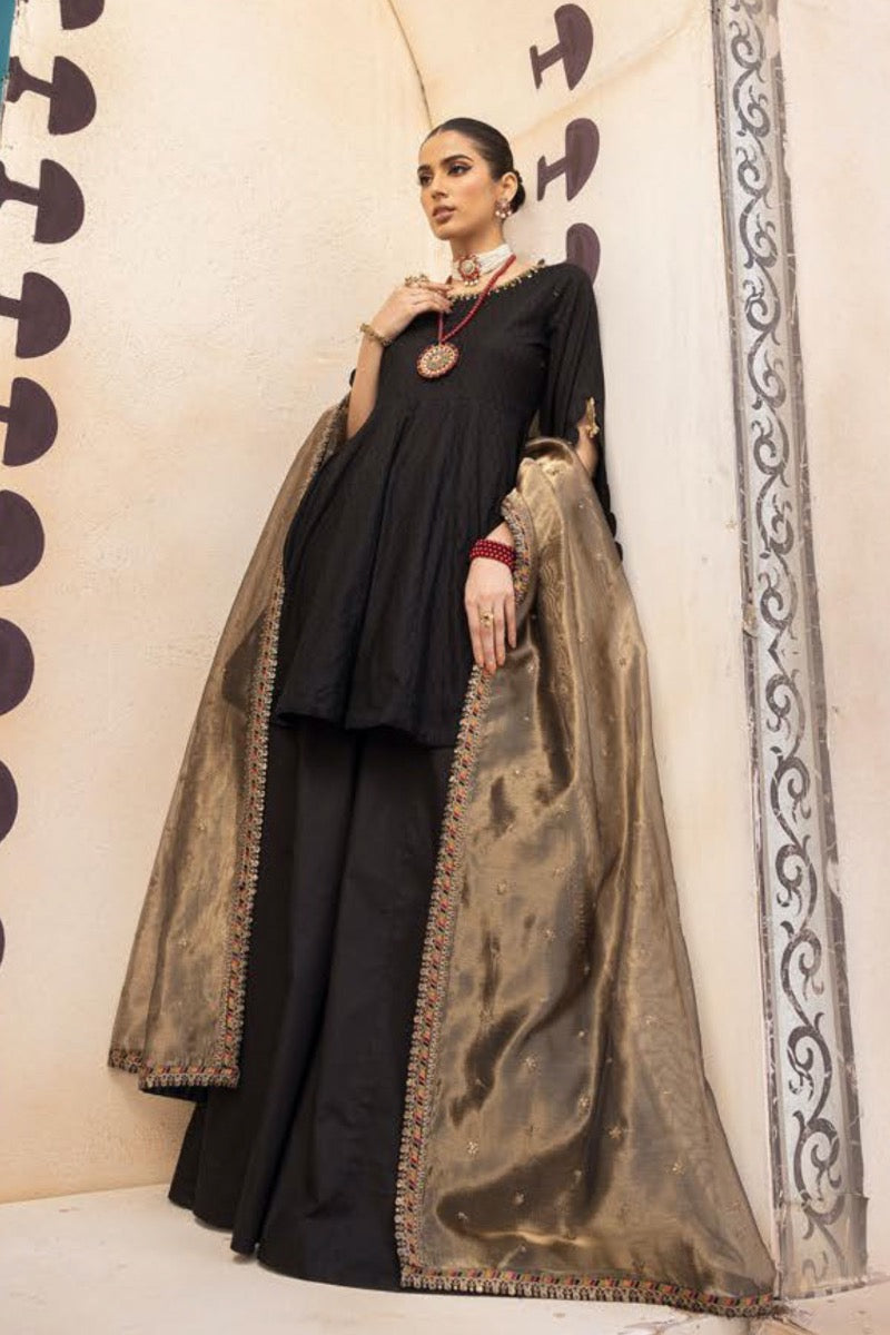 Ally's Mummy & Me Jacquard Ladies Sharara Eid Suit AL644 - Desi Posh